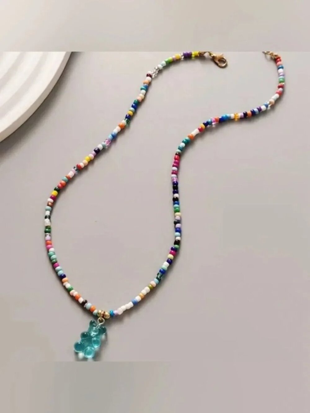 Gummy bear necklace Q1269
